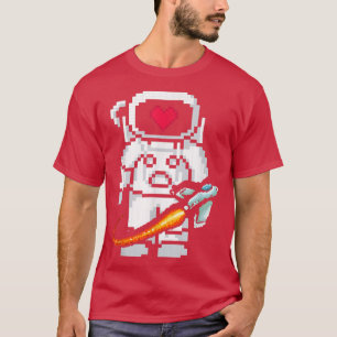 T-shirt Astronaut Gamer Space Ship Rocket Galaxy Universe