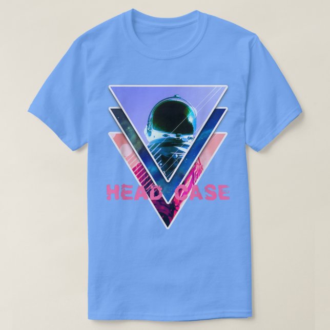 T-shirt Astronaut Headcase - Aesthetic Vaporwave Space Art (Design devant)