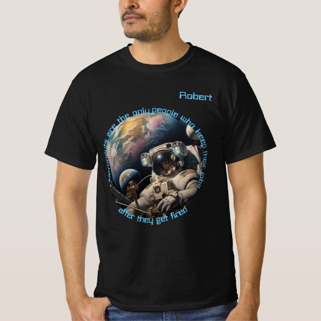 T-shirt Astronaut Hommes  (Devant)