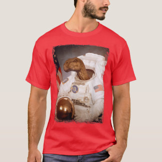T-shirt Astronaut Iguanodon Costume spatial Lune Rocket Sc