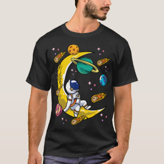 T-shirt Astronaut Lune Enfants Garçons Filles Planètes spa