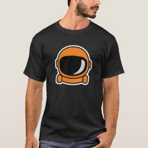 T-shirt Astronaut minimaliste orange, Amateurs d'astronaut