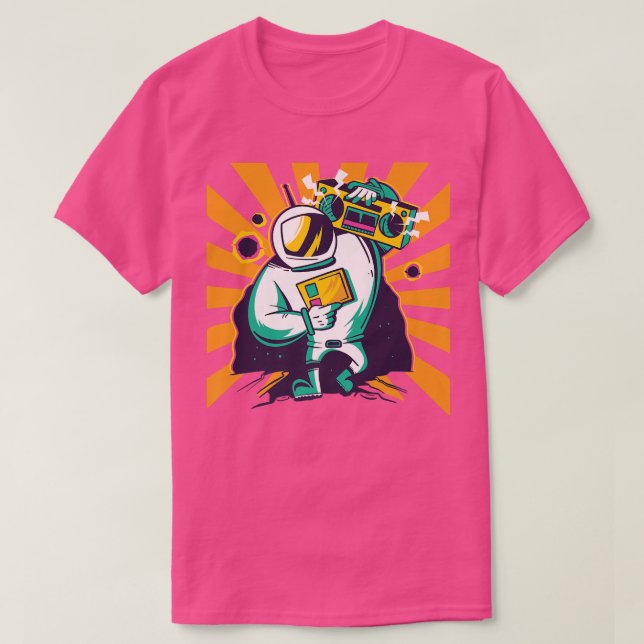 T-shirt Astronaut Music Bo (Design devant)