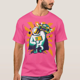 T-shirt Astronaut Music Bo