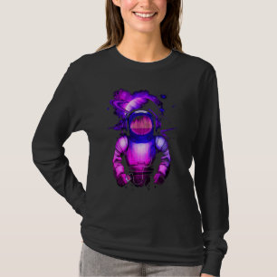T-shirt Astronaut Musique Rétro Boombox Danse Rave Musique