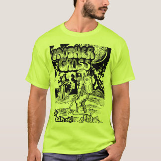 T-shirt Astronaut on Moon Funny Retro 70's Illustration