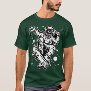 T-shirt Astronaut Patinage Cardano ADA Pièce À La Crypte L