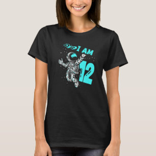 T-shirt Astronaut Planet vaisseau spatial Joyeux 12ème ann