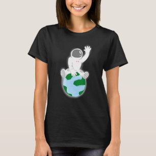 T-shirt Astronaut Planète mite Terre Cosmonaute Espace Ext