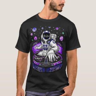 T-shirt Astronaut Psychedelic Music DJ Psytrance Techno ED