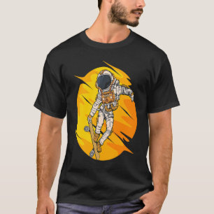 T-shirt Astronaut Skateboard Skateboard Espace Cosmos Astr