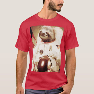 T-shirt Astronaut Sloth Classic 1