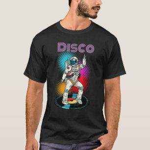 T-shirt Astronaut Space Disco Dancing Graphisme Cool Desig
