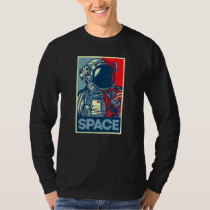 T-shirt Astronaut Space Hope Poster Street Art Style
