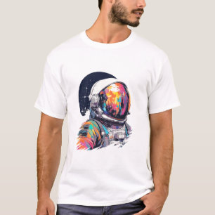 T-shirt Astronaut Spaceman World Space Discovery Adventure