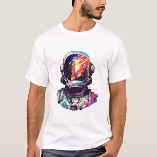 T-shirt Astronaut Spaceman World Space Discovery Adventure