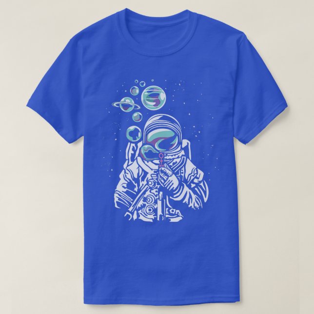 T-shirt Astronaut spatial Systèmes planétaires Astronomie  (Design devant)