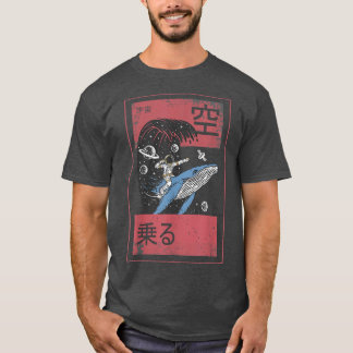 T-shirt Astronaut Thème Space Man On A Whale
