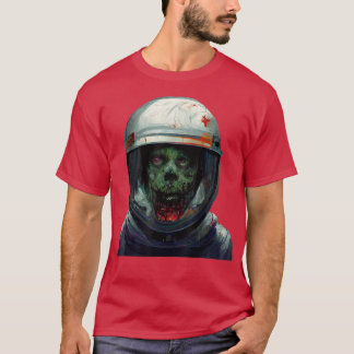 T-shirt Astronaut Zombie Halloween Party Espace morts homm
