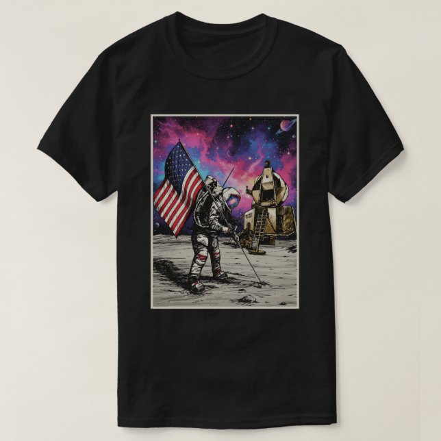 T-shirt  Astronaute Américain (Design devant)