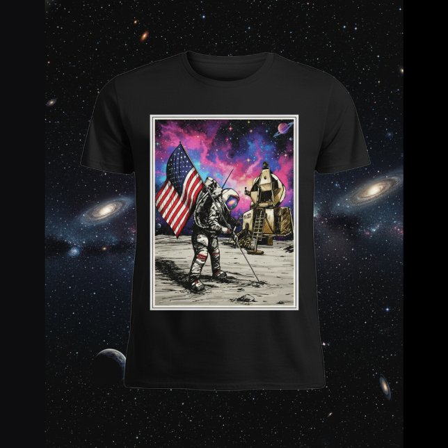 T-shirt  Astronaute Américain (Créateur téléchargé)