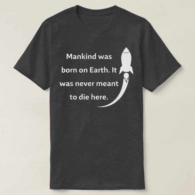 T-shirt Astronaute, Astronaute, Espace, Navire spatial, Ma (Design devant)