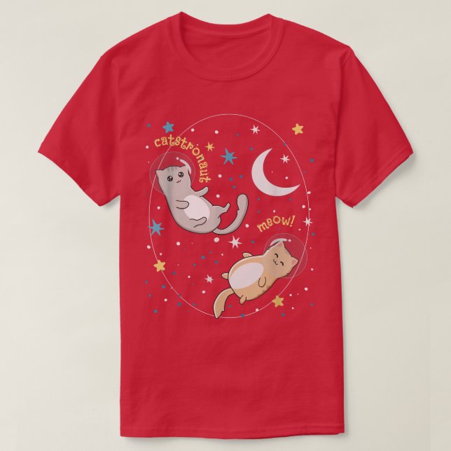 T-shirt astronaute astronome animal (Design devant)