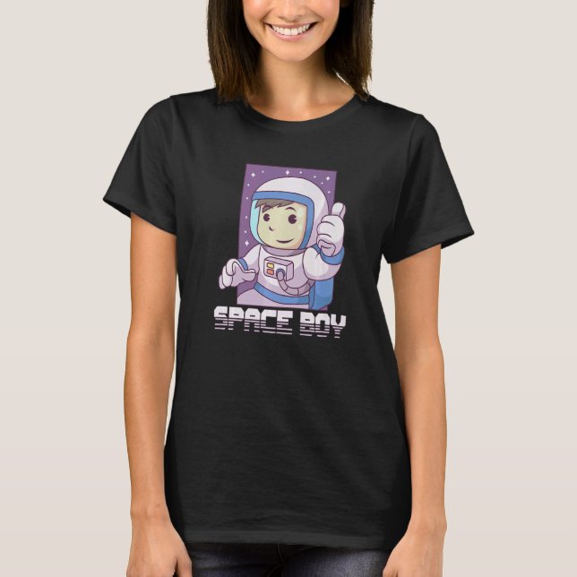 T-shirt Astronaute Astronomie Système Solaire Espace Extra (Devant)
