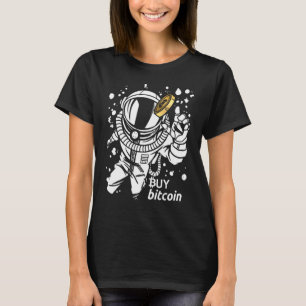 T-shirt Astronaute Attrape Bitcoin Acheter Bitcoin Cyber S