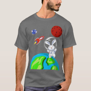 T-shirt Astronaute B de la fusée spatiale de l'Amoureux de