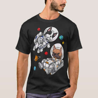 T-shirt Astronaute Bouledogue Français