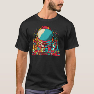 T-shirt Astronaute coloré