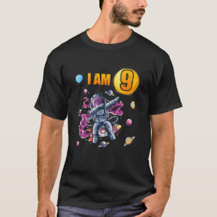 T-shirt Astronaute Dabbing 9 Ans Anniversaire Espace 9E B