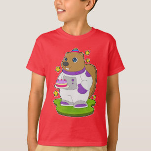 T-shirt Astronaute d'anniversaire de castor