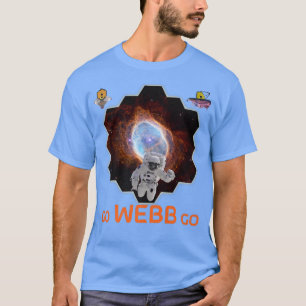 T-shirt Astronaute dans la nébuleuse de l'anneau austral T