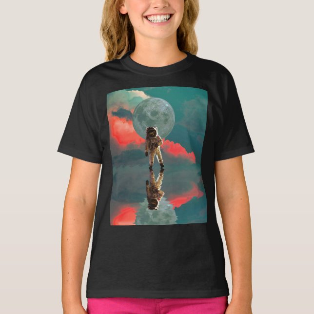 T-shirt Astronaute dans l'espace (Devant)