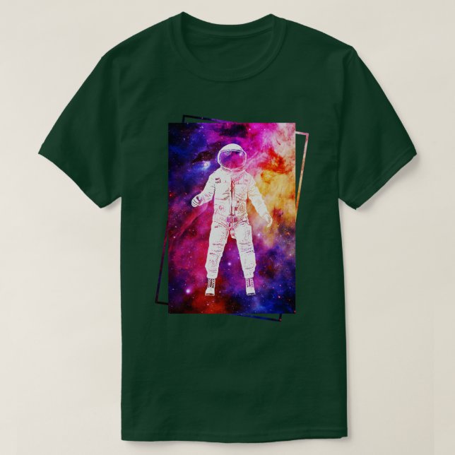 T-shirt Astronaute dans l'espace 2 (Design devant)