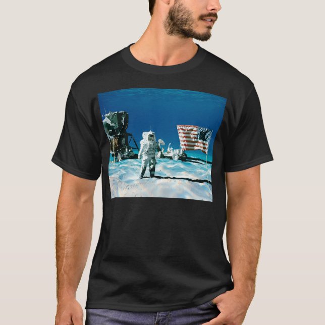T-shirt Astronaute Dans L'Océan (Devant)