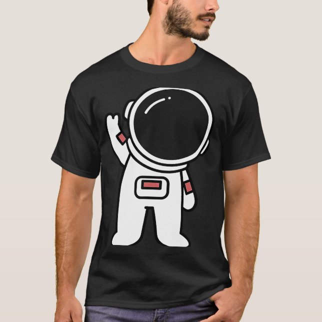 T-shirt Astronaute d'art dans l'espace Costume spatial art (Devant)