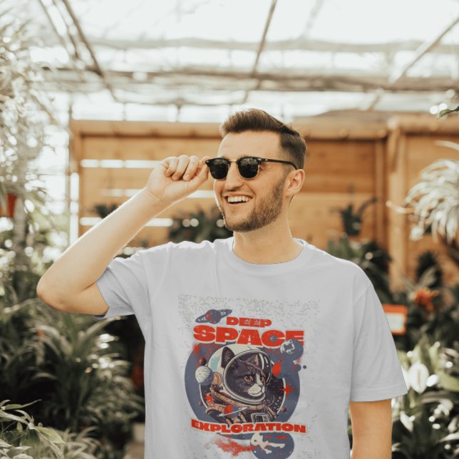 T-shirt Astronaute de Chat pour exploration spatiale profo (Créateur téléchargé)