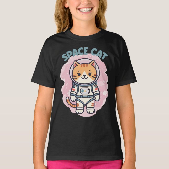 T-shirt Astronaute de la CAT spatiale (Devant)