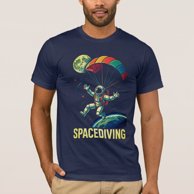 T-shirt Astronaute de la plongée spatiale (Devant)