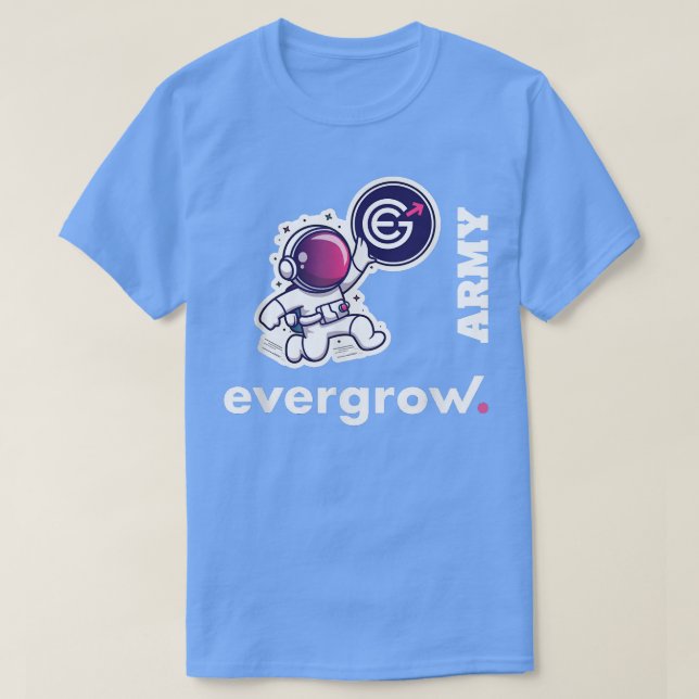 T-shirt Astronaute de l'Armée Evergrew (Design devant)