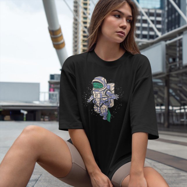 T-shirt Astronaute de l'espace Alligator (Créateur téléchargé)