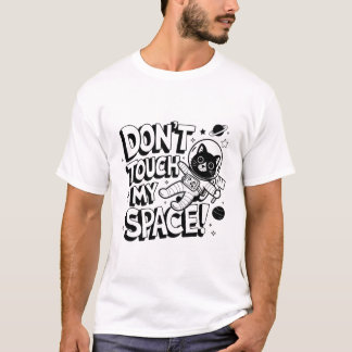 T-shirt astronaute de l'espace de chat