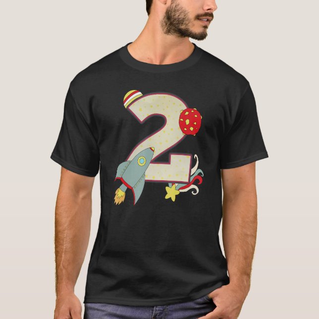 T-shirt Astronaute de l'espace extra-atmosphérique 2e anni (Devant)