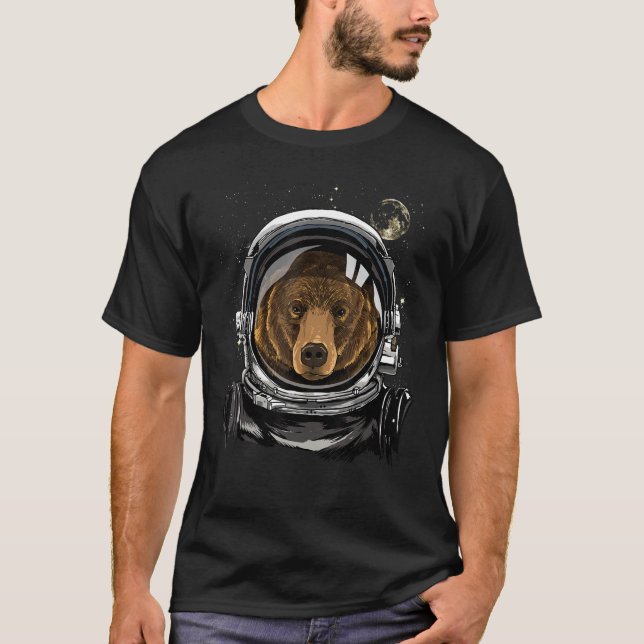 T-shirt Astronaute de l'espace extra-atmosphérique Galaxie (Devant)