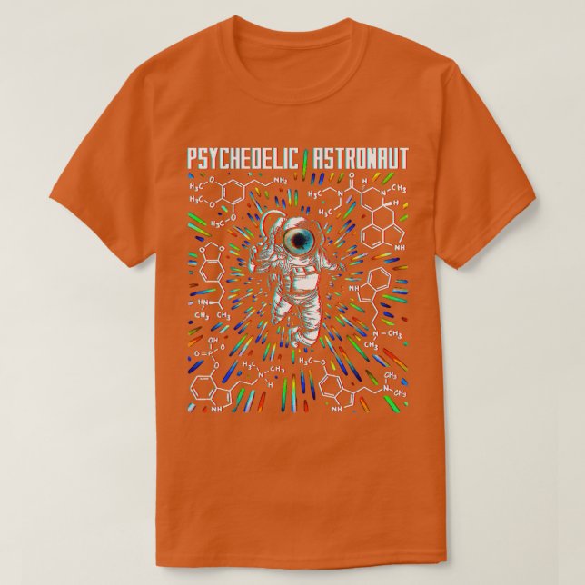 T-shirt Astronaute de l'espace psychédélique Psychonaut ED (Design devant)