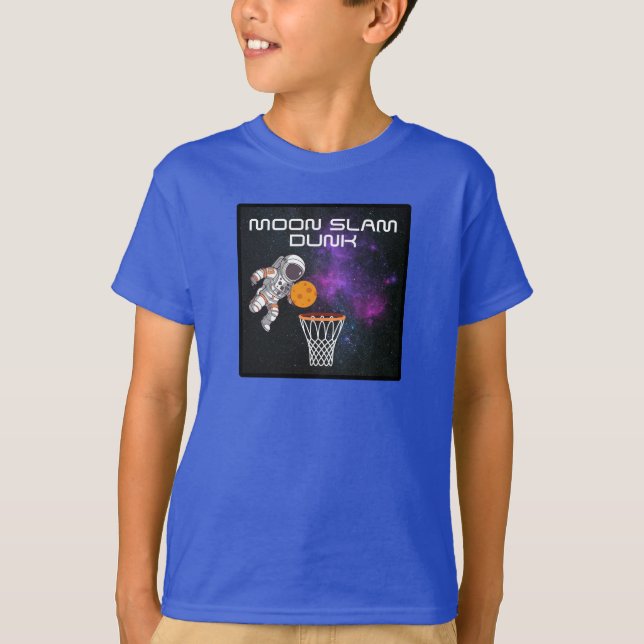 T-shirt Astronaute de Moon Slam Dunk (Devant)