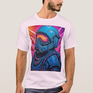 T-shirt Astronaute de Neon Cyberpunk